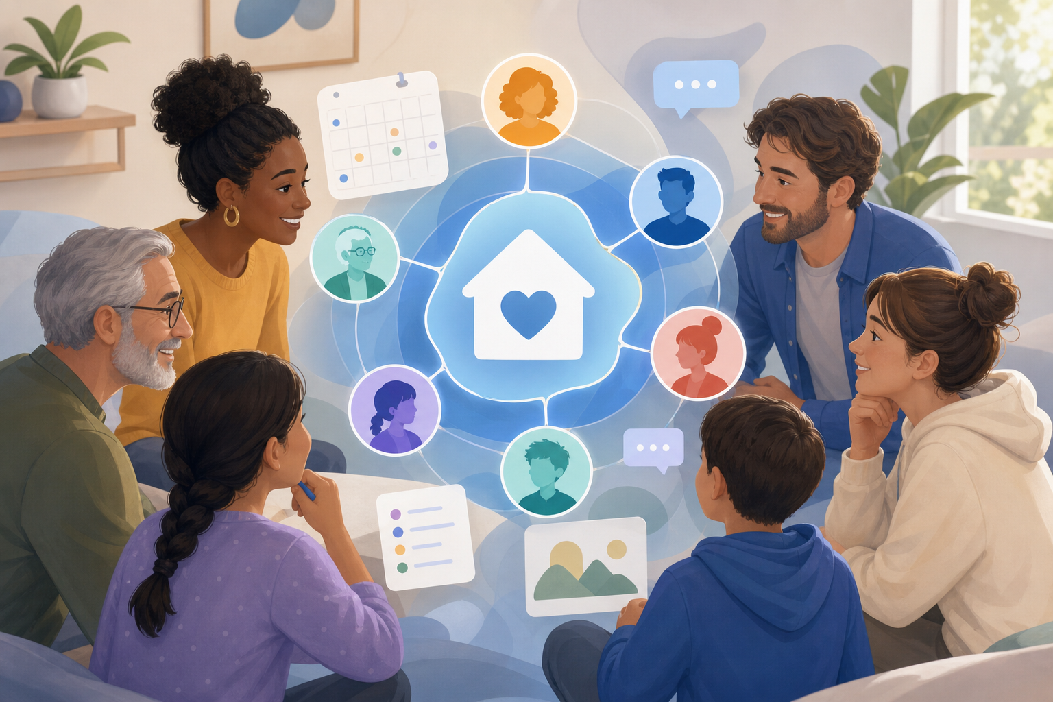 What a Family Organizer App Needs First: A Shared Family Space