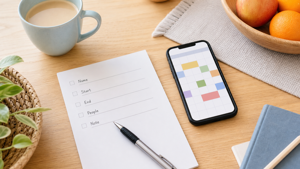 A Place, a Time, and the Right People: A Practical Family Event-Planning Habit