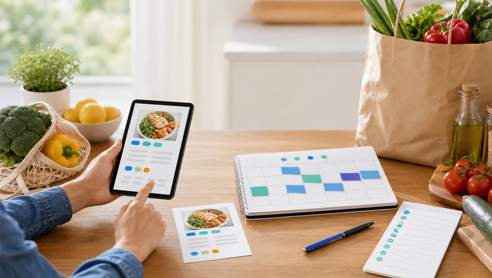 Turn a recipe idea into a family meal plan in Shareday