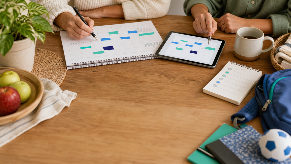 Make the family calendar visible: what research and parent experience suggest