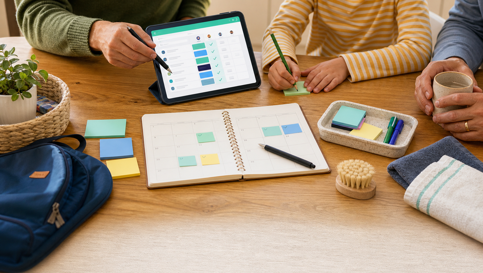 What is the simplest way to turn family chores into shared tasks?