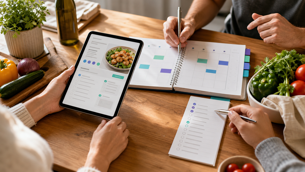 How Shareday connects recipes, meal events, and shopping lists